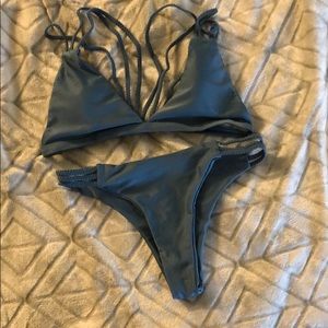 American eagle cheeky bikini size M